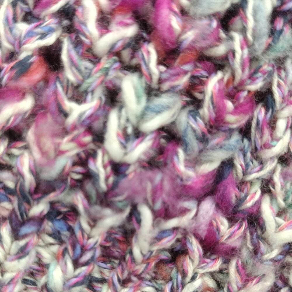 Isabel Marant Pleane Ribbed Knit Sweater Jumper Multicolour Pink Purple Size 38 - Picture 8 of 11